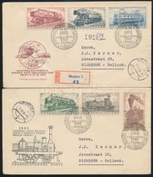 1956 Vasút Mi 988-993 Ajánlott FDC - Sonstige & Ohne Zuordnung