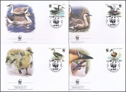 2004 WWF: Kínai Hattyúlúd Sor Mi 4823-4826 4 Db FDC-n - Sonstige & Ohne Zuordnung