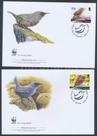 2009 WWF: Madár Sor 4 Db FDC-n Mi 1078-1081 - Sonstige & Ohne Zuordnung