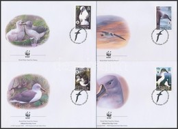 2003 WWF Albatrosz Sor 4 Db FDC-n Mi 357-360 - Autres & Non Classés