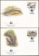 1984 WWF: Nílusi Krokodil Sor 4 FDC-n,
WWF: Nile Crocodile Set On 4 FDC
Mi 517-520 - Autres & Non Classés