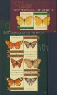 ** 2012 Afrikai Lepkék Kisív Mi 4094-4099 + Blokk Mi 493 - Sonstige & Ohne Zuordnung