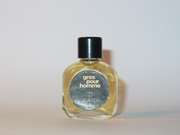 GRES : Pour Homme. Rare Miniature De Collection Ancienne. Eau De Toilette. Parfait état - Miniaturas (sin Caja)