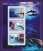 ** 2007 Delfinek éve; Albert Herceg Kisív Mi 5073-5075 - Andere & Zonder Classificatie