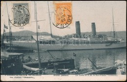 1907 TCV Képeslap Olimpia Bélyegekkel Athénból Debrecenbe / TCV Postcard From Athens To Hungary - Sonstige & Ohne Zuordnung
