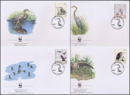 2004 WWF: Vörös Gém Sor Mi 674-677 4 FDC-n - Sonstige & Ohne Zuordnung