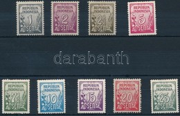 ** 1951 Forgalmi Sor,
Definitive Set
Mi 73-81 - Andere & Zonder Classificatie