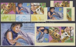 ** 2009 Terápia állatokkal Tabos Sor Mi 2071-2073 + öntapadós Sor + Bélyegfüzetlap + Bélyegfüzet Mi 2074-2076 - Andere & Zonder Classificatie