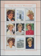 ** 1998 Diana Hercegnő Kisív,
Princess Diana Minisheet
Mi 4119-4125 - Andere & Zonder Classificatie