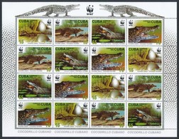 ** 2003 WWF: Kubai Krokodil Kisív Mi 4553-4556 - Altri & Non Classificati