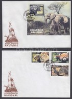 2008 Havannai állatkerti állatok 3 érték Mi 5100, 5101, 5104 + Blokk Mi 244 2 Db FDC-n - Altri & Non Classificati