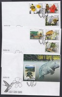 2010 Állatok és Növények Sor Mi 5491-5496 + Blokk Mi 284 3 Db FDC-n - Altri & Non Classificati