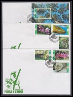 2010 Növény- és állatvilág Sor Mi 5426-5431 + Blokk Mi 278 3 Db FDC-n - Altri & Non Classificati