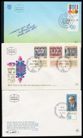 Izrael 1970-1985 8 Db Klf Tabos FDC - Andere & Zonder Classificatie