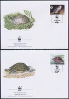 2004 WWF Teknősök Négyestömb Mi 1927-1930 4 FDC-n - Andere & Zonder Classificatie