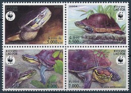 ** 2004 WWF: Teknősök Sor Négyestömbben Mi 1927-1930 - Andere & Zonder Classificatie