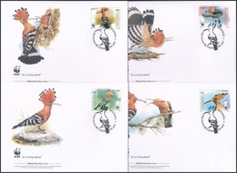 2008 WWF: Búbos Banka Sor Mi 453-456 4 Db FDC-n - Sonstige & Ohne Zuordnung