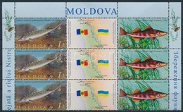 ** 2007 Dnyeszteri állatvilág Védelme ívsarki Szelvényes 6-os Tömb Mi 595-596 - Andere & Zonder Classificatie