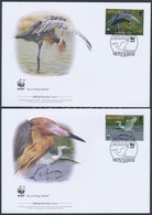 2010 WWF: Madár Sor 4 Db FDC-n Mi 1524-1527 - Sonstige & Ohne Zuordnung