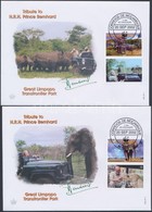 2002 WWF Afrikai Elefánt Sor 4 Db FDC-n Mi 2393-2396 - Andere & Zonder Classificatie