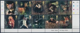 ** 2004 Erdei állatok ívsarki Tízestömb Mi 2236-2245 - Autres & Non Classés