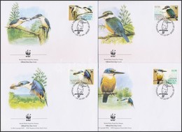 2004 WWF: Madár Sor 4 Db FDC-n Mi 895-898 - Other & Unclassified