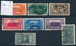 O 1929 Monte Cassino Sor Mi 318-324 Stecklapon (Mi EUR 200,-) - Sonstige & Ohne Zuordnung