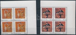 ** 1975 Europa CEPT Sor ívsarki Négyestömbben Mi 1281-1282 - Sonstige & Ohne Zuordnung