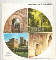 Publicité Touristique ,  ALGERIE , TLEMCEN  , 6 Pages ,2 Scans , Frais Fr 1.95 E - Publicités