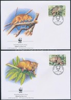 2002 WWF Kuszkusz Sor Mi 1062-1065 4 Db FDC-n - Sonstige & Ohne Zuordnung