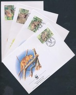 2002 WWF: Hegyi Kuszkusz Sor Mi 1062-1065 4 FDC-n - Sonstige & Ohne Zuordnung