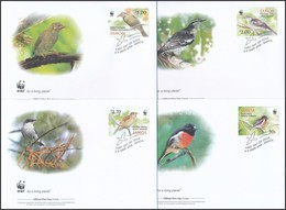 2007 WWF: Madarak Sor Mi 1067-1070 4 Db FDC-n - Sonstige & Ohne Zuordnung