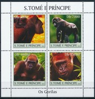 ** 2004 Gorilla Kisív Mi 2617-2620 - Sonstige & Ohne Zuordnung