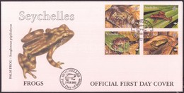 2003 WWF: Békák Sor Mi 867-870 + Blokk 44 2 FDC - Sonstige & Ohne Zuordnung