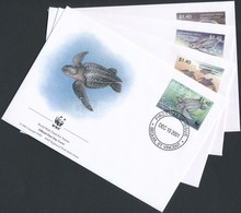 2001 WWF: Teknősök Sor 4 Db FDC-n Mi 306-309 - Altri & Non Classificati