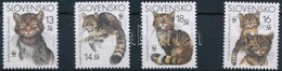 ** 2003 WWF: Vadmacska Sor Mi 458-461 + 4 Db FDC-n - Other & Unclassified