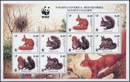 ** 2007 WWF: Európai Mókus Kisív Mi 636-639 - Autres & Non Classés