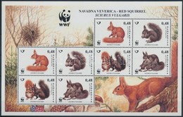 ** 2007 WWF: Európai Mókus Kisív Mi 640-643 - Andere & Zonder Classificatie