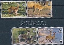 ** 2001 WWF Antilop 2 Pár + 4 FDC Mi 702-705 - Other & Unclassified