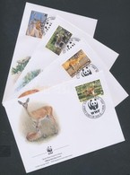 2001 WWF Őshonos Antilopfajták Sor Mi 702-705 4 FDC - Autres & Non Classés