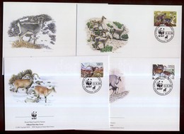 2005 WWF: Kék Juh Sor Mi 392-395 4 Db FDC-n - Sonstige & Ohne Zuordnung