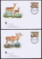 2009 WWF: Szarvasok Sor 4 Db FDC-n Mi 527-530 A - Andere & Zonder Classificatie