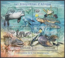 ** 2011 Afrikai élővilág - Tengeri állatok Kisív Mi 4197-4200 - Autres & Non Classés