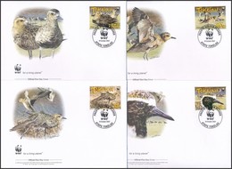 2007 WWF: Ázsiai Pettyeslile Sor Mi 368-371 4 Db FDC-n - Altri & Non Classificati