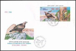 2000 Madár Blokk Mi 43 FDC-n - Altri & Non Classificati