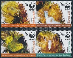 ** 2005 WWF: Kakapó (bagolypapagáj) Sor + Sor 4 Db FDC-n Mi 2276-2279 - Autres & Non Classés