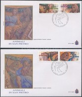 2003 Állati Mozaikok A Szent Péter Bazilikában Sor 2 FDC Mi 1463-1466 - Autres & Non Classés