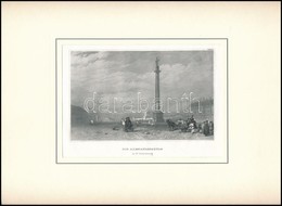 Cca  1840 Szentpétervár Acélmetszet / St Petersburg Steel Engraving. 11x16 Cm Paszpartuban - Stampe & Incisioni