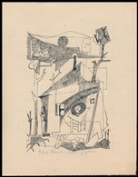 Pierre Reocell: Belső Nyugalom. Szitanyomat, Papír. 21x16 Cm - Prenten & Gravure