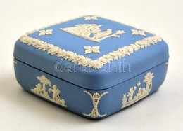 Wedgwood Bisquit Bonbonier, Jelzett, Nagyon Apró Kopásokkal, 10×10×5 Cm - Altri & Non Classificati